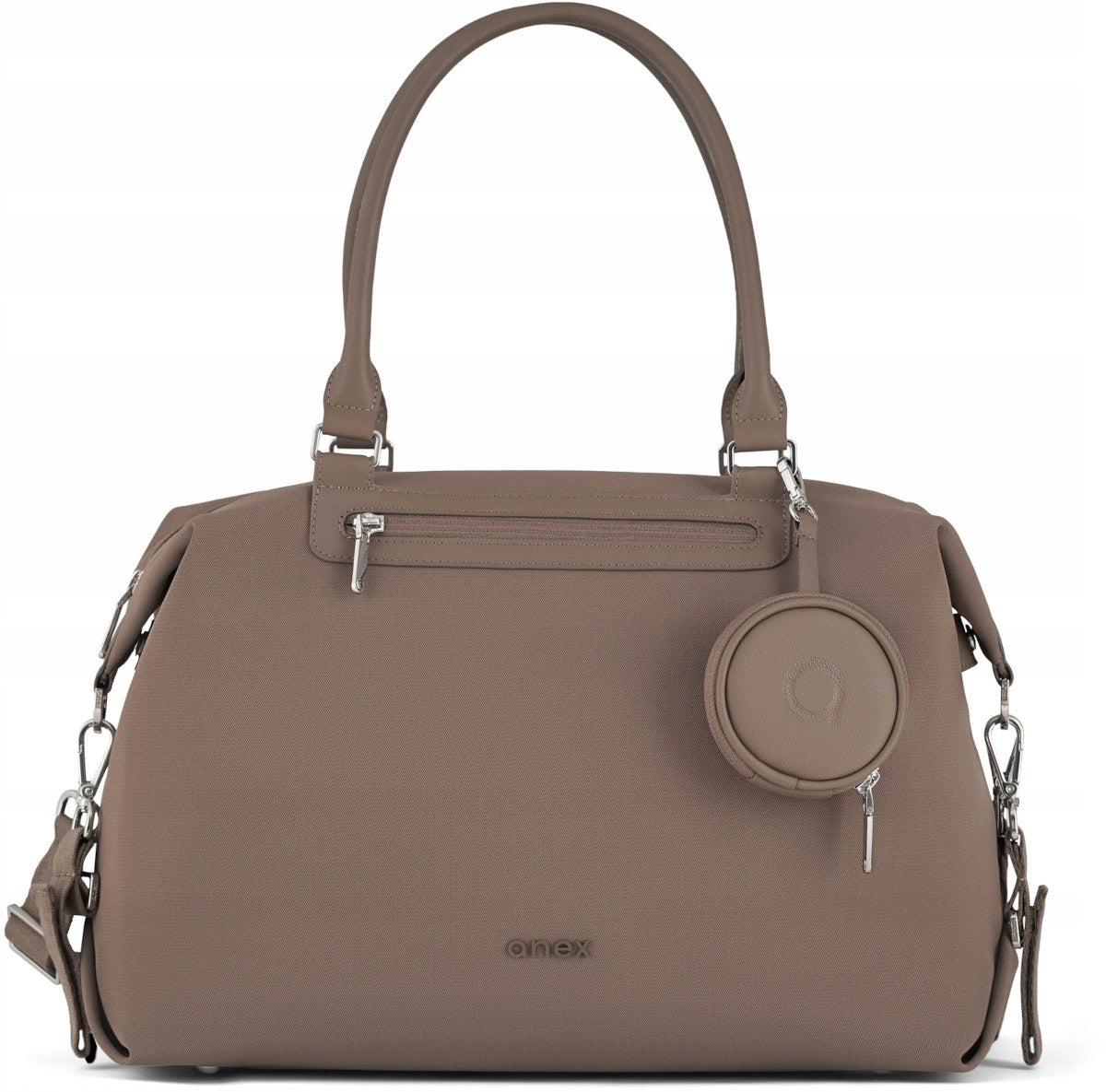 Anex Changing Bag - Stylish Scrolling Cart Organizer Bag | Brown