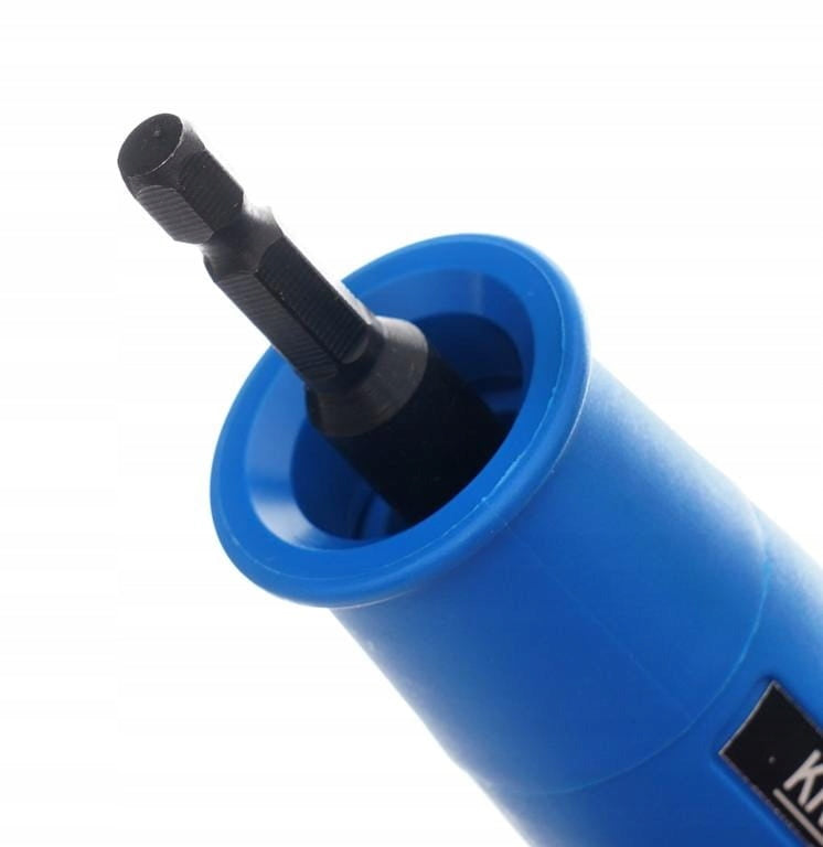 Angle adapter 90°C HEX 1/4" 155mm for screwdriver KD10798 KRAFT&DELE Product weight with unit packaging 0.28 kg