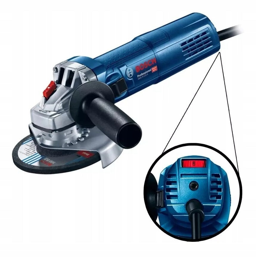 Angle grinder Bosch GWS 9-125S with adjustable speed 125mm small
