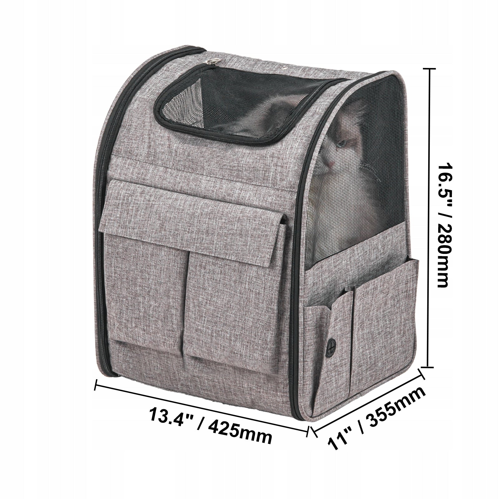 Animal Carrier Load Capacity 8,1KG On Wheels Animal Transporter Manufacturer code CWLGXHS18