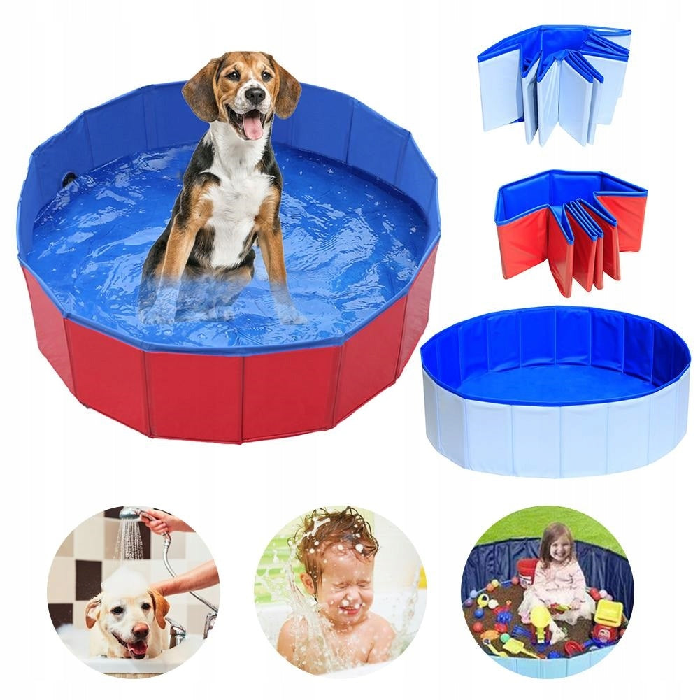 Animal Cat Dog Pool Expansion Folding Playpen 80 x 30 BLUE Product width 80 cm