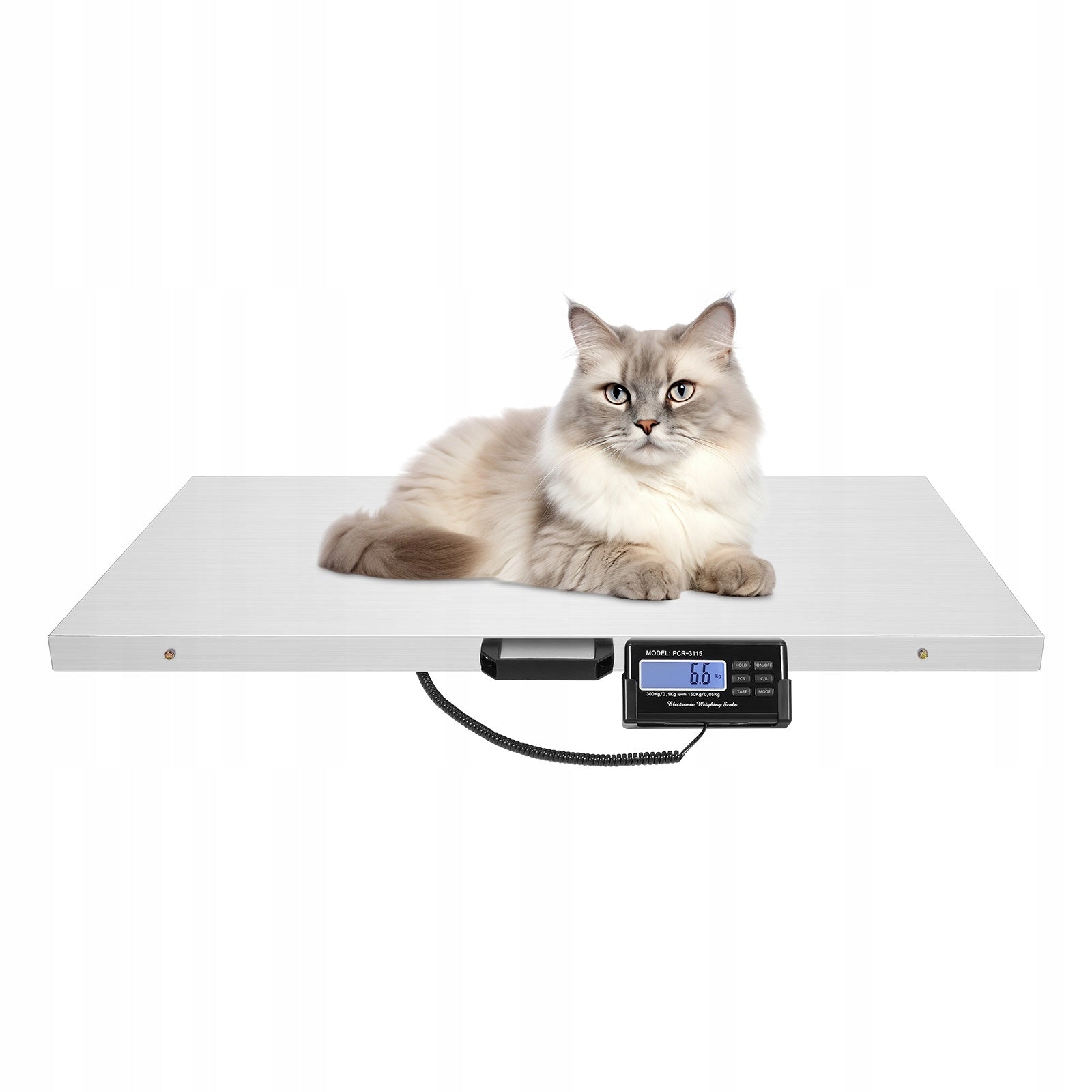 Animal Digital Scale 300kg Pets Weighing Tool Stainless Steel Animal Scale