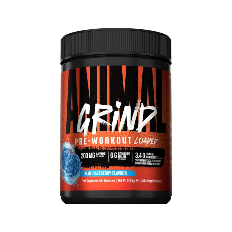 Animal Grind Pre Workout 476g Blue Raspberry Expiration date at least 3 months from the date of purchase