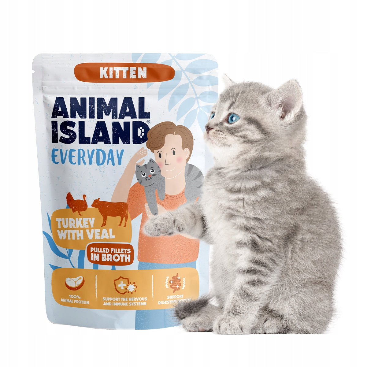 Animal Island wet food mix of flavours 0,085 kg