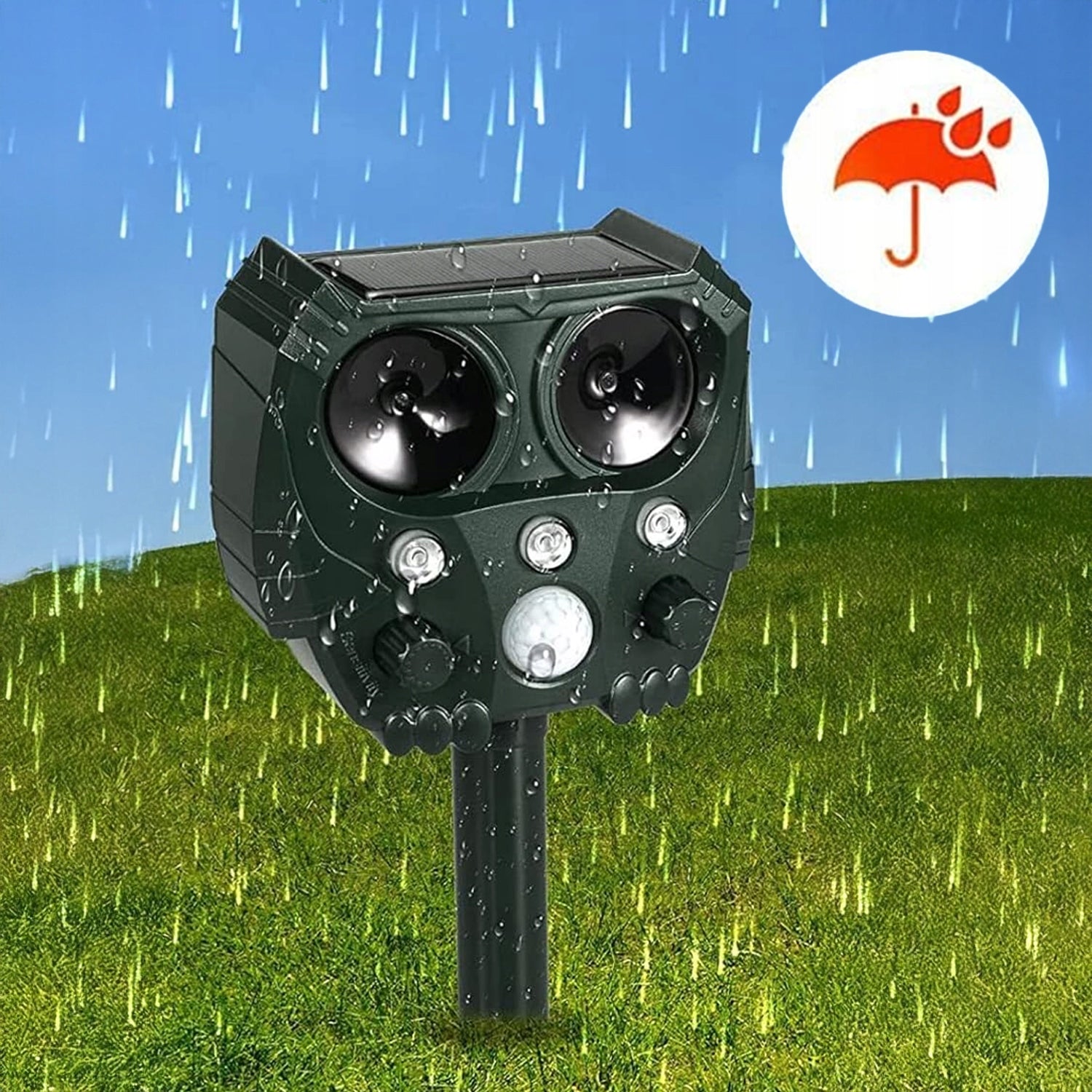 Animal Removal Cat Dogs Wild Kun Solar LED Motion Sensor Certificates of conformity CE