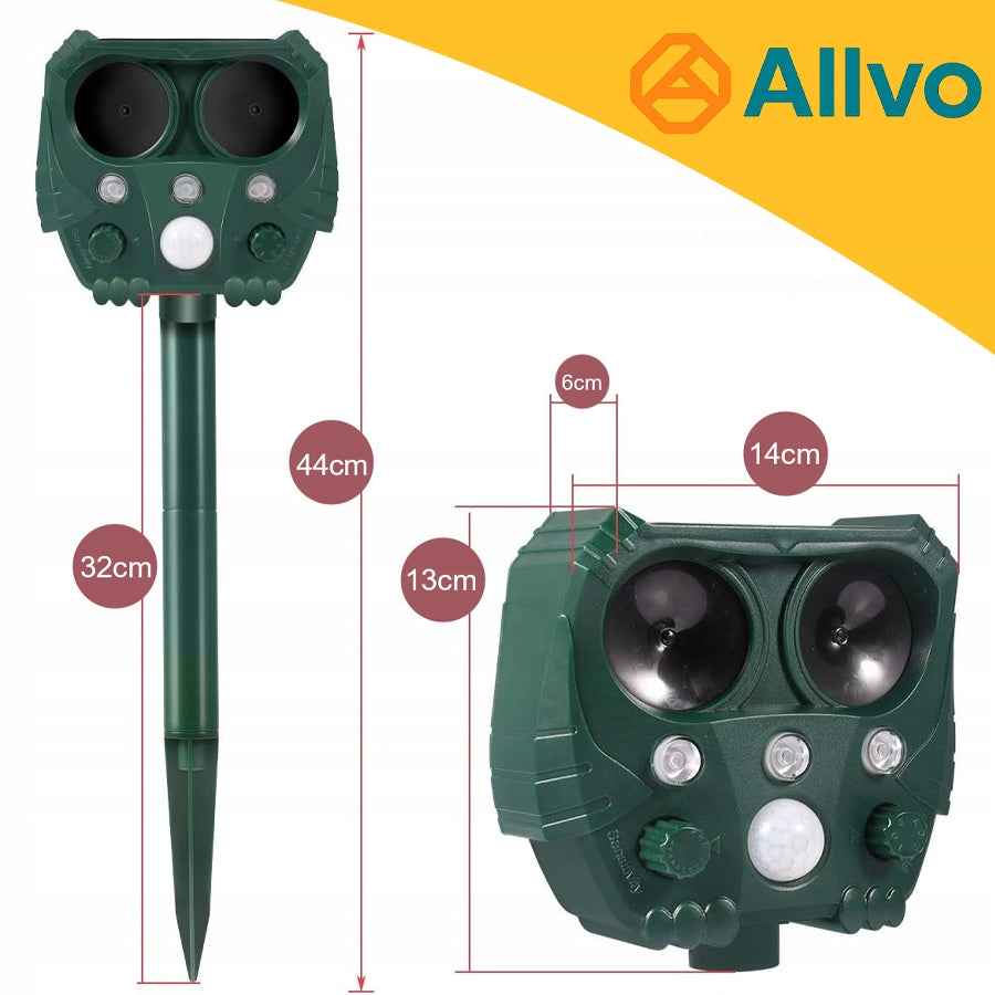 Animal Removal Cat Dogs Wild Kun Solar LED Motion Sensor Manufacturer code ALV-D537X