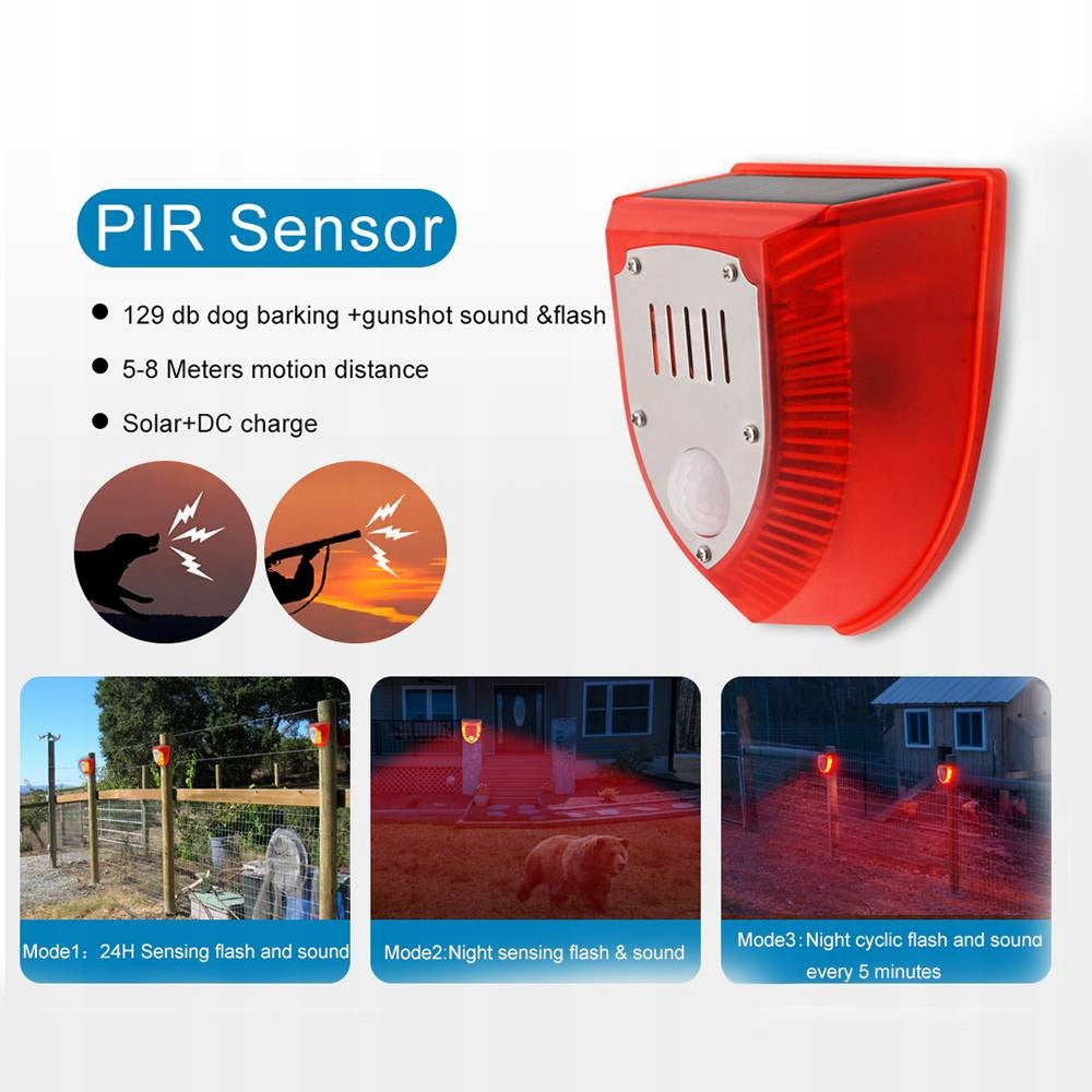 Animal repellent ultrasonic sound with motion sensor for Kind repellent