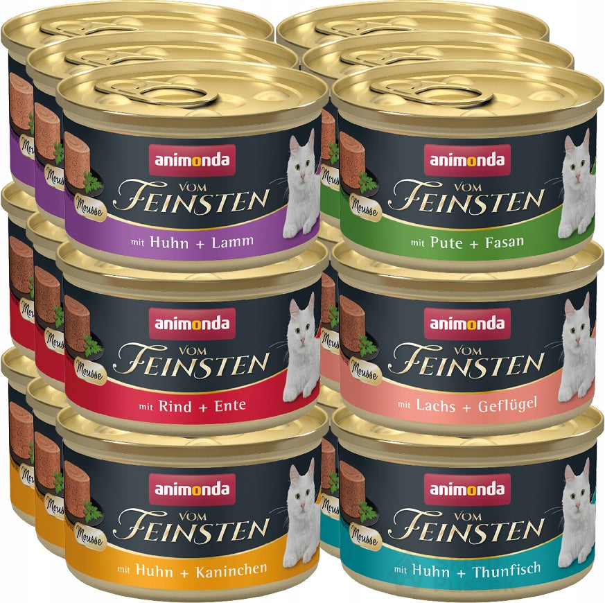 Animonda CAT Mousse can SET 18x85g – MIX of all flavors