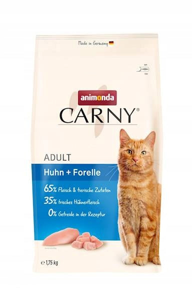 Animonda Carny Adult 1,75kg Chicken Trout - Dry Cat Food