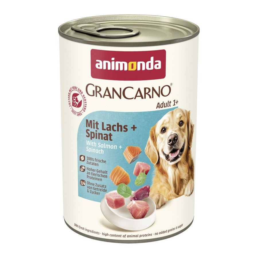 Animonda GranCarno Adult 12x400g Wet Dog Food Mix of Flavors Brand Animonda