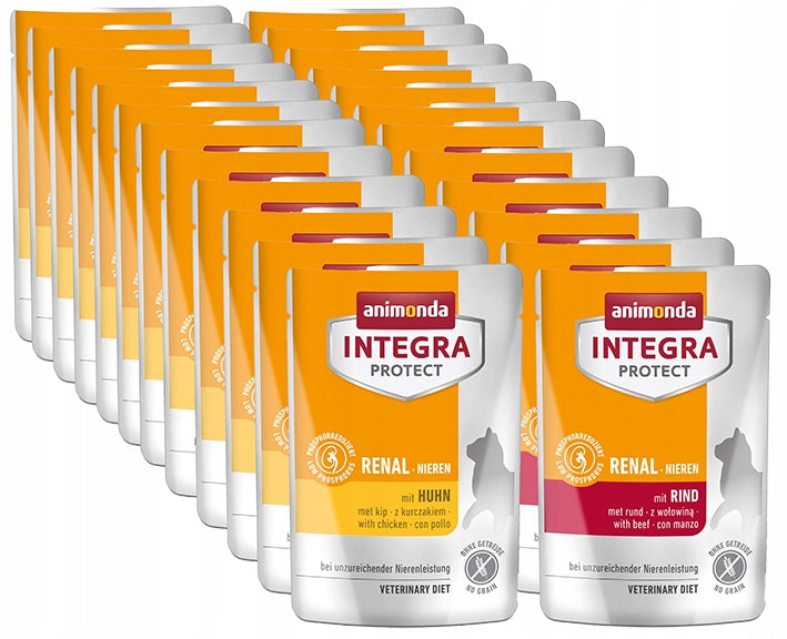 Animonda Integra Renal (Nieren) sachet SET 24x85g – MIX of flavours