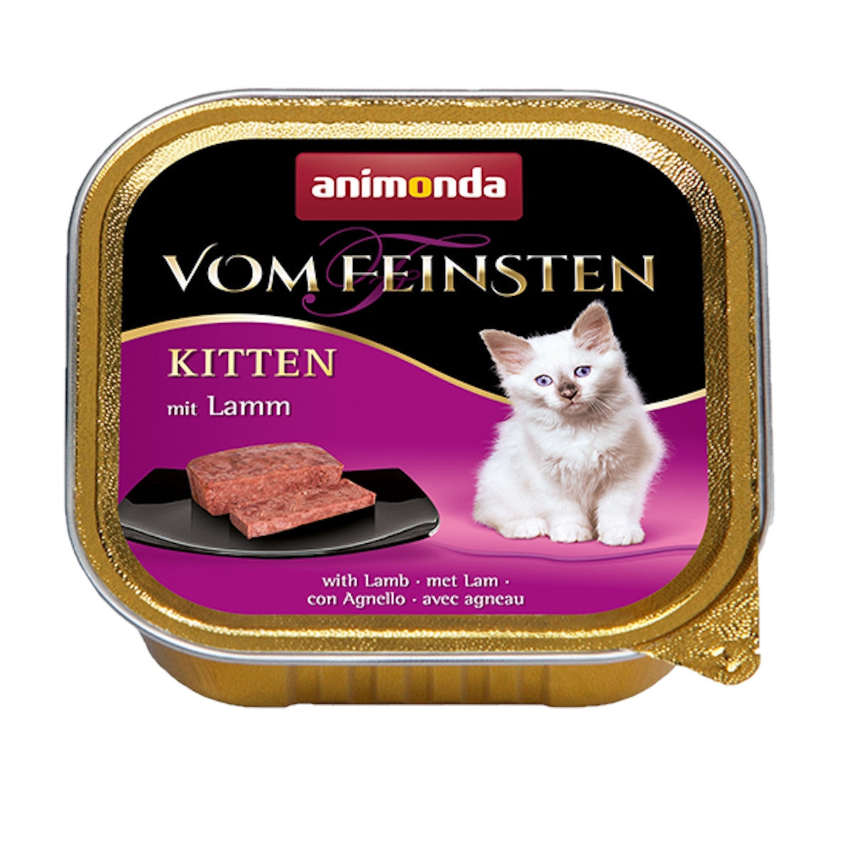 Animonda Vom Feinsten Kitten wet food for kittens lamb 100g