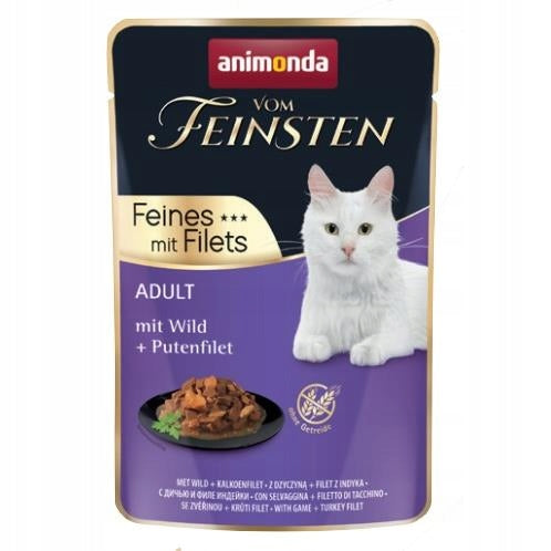 Animonda vom Feinsten Cat Adult Venison + Turkey Fillet 85g