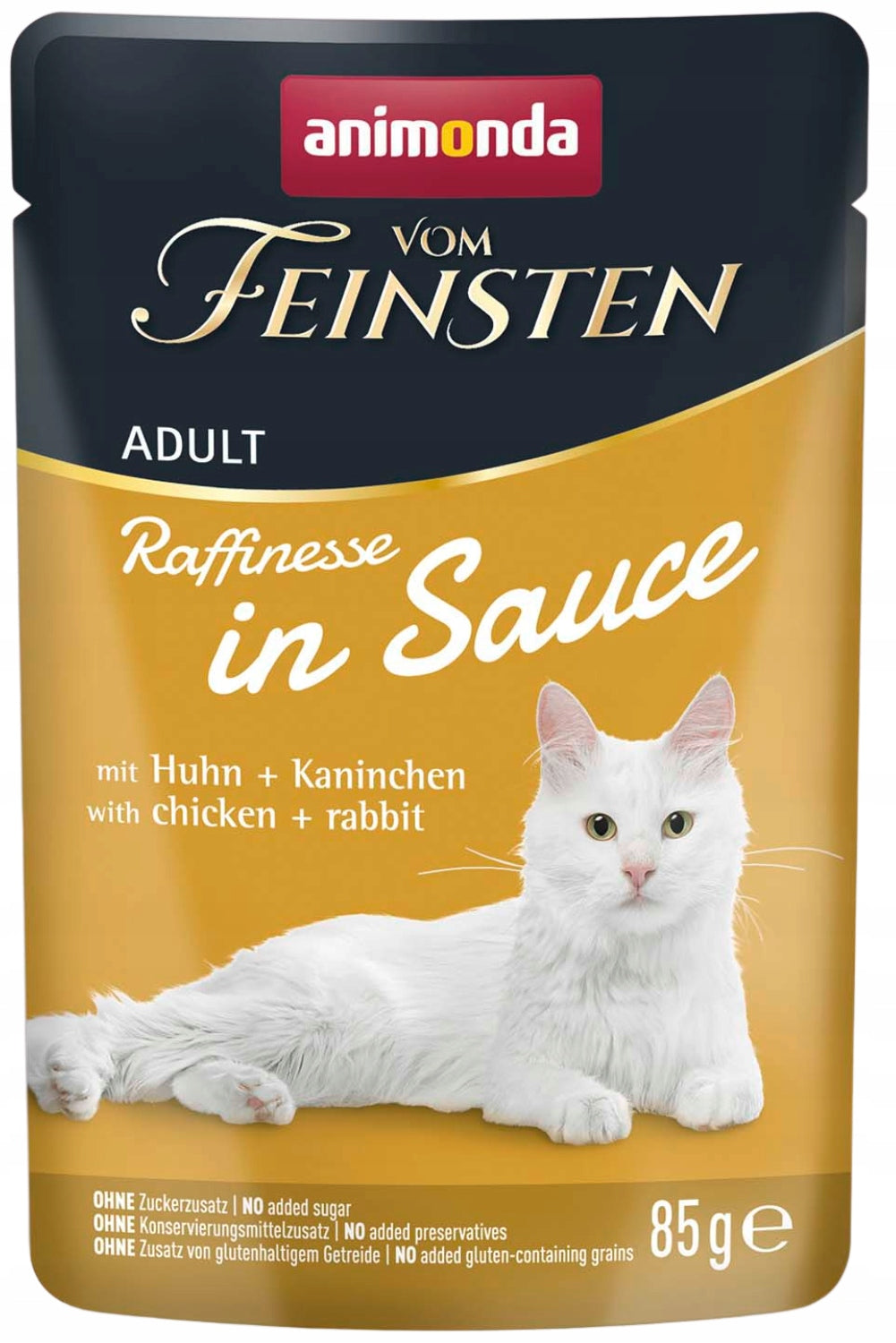 Animonda vom Feinsten Raffinesse in sauce sachet 85g - Chicken + Rabbit