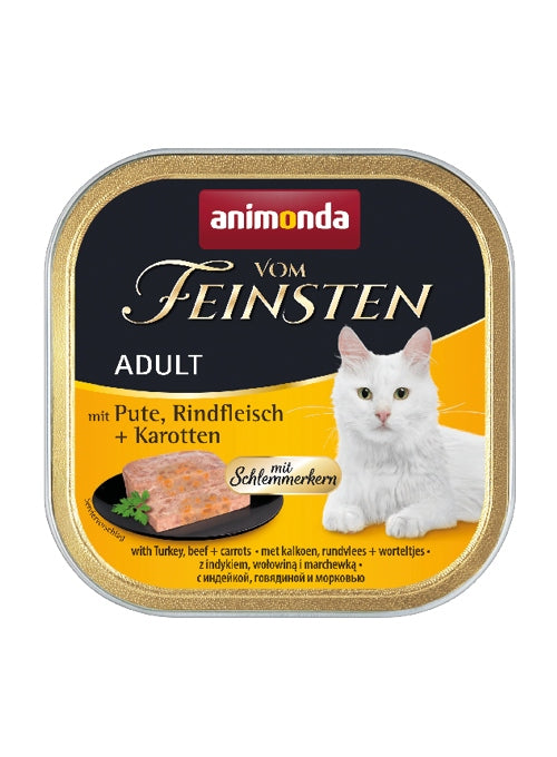 Animonda vom Feinsten WITH STUFFING Adult tray SET 12x100g – MIX OF flavours Brand Animonda