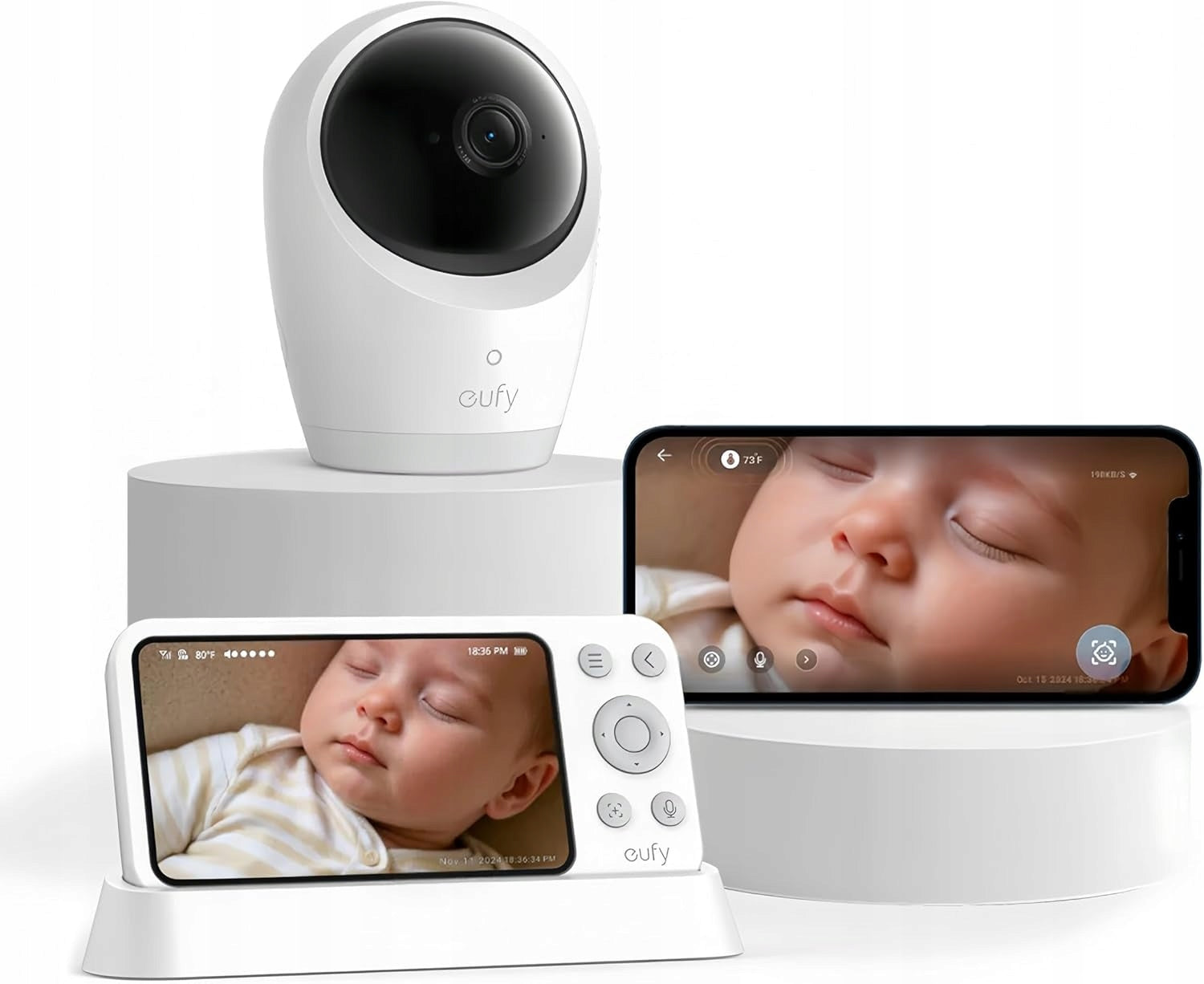 Anker eufy Baby Monitor with Camera, App and Offline Control, 4K HD