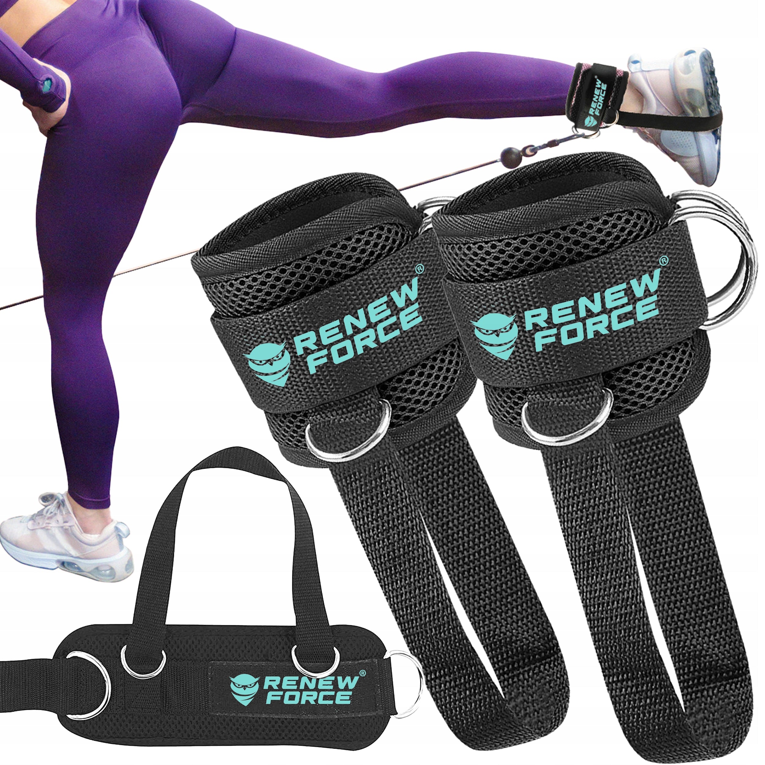 Ankle Training Bands Ankle Puller Exercise 2pcs COMFORTABLE