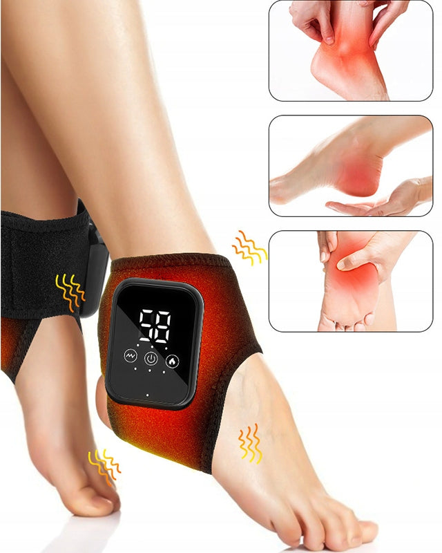Ankle and Foot Massager Heating Vibrating 2in1 Portable USB Charging Packaging status original