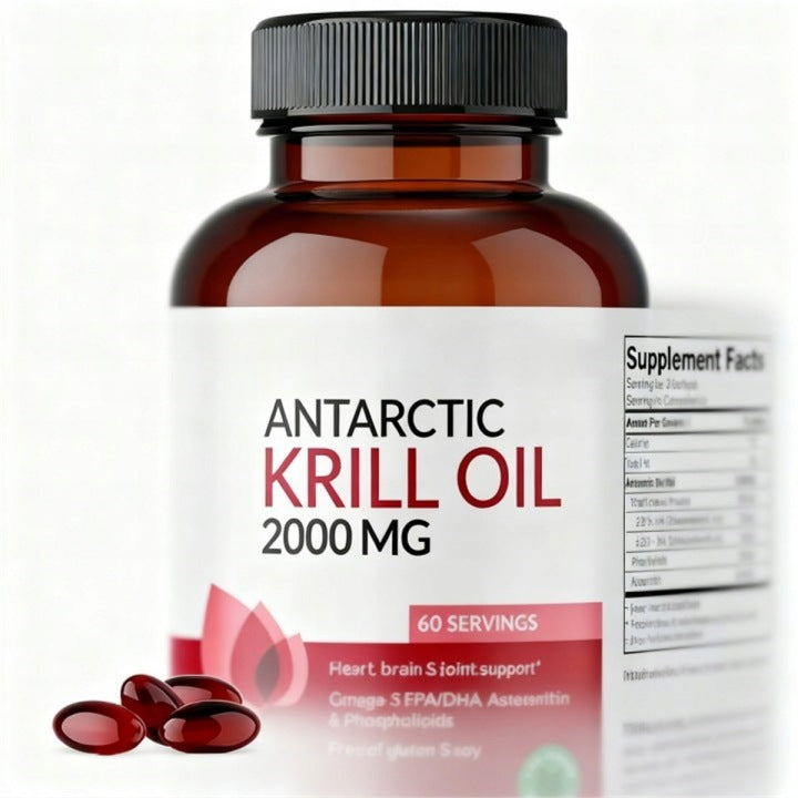 Antarctic krill oil 1000mg Omega 3 EPA DHA astaxanthin 120 kaps Name other