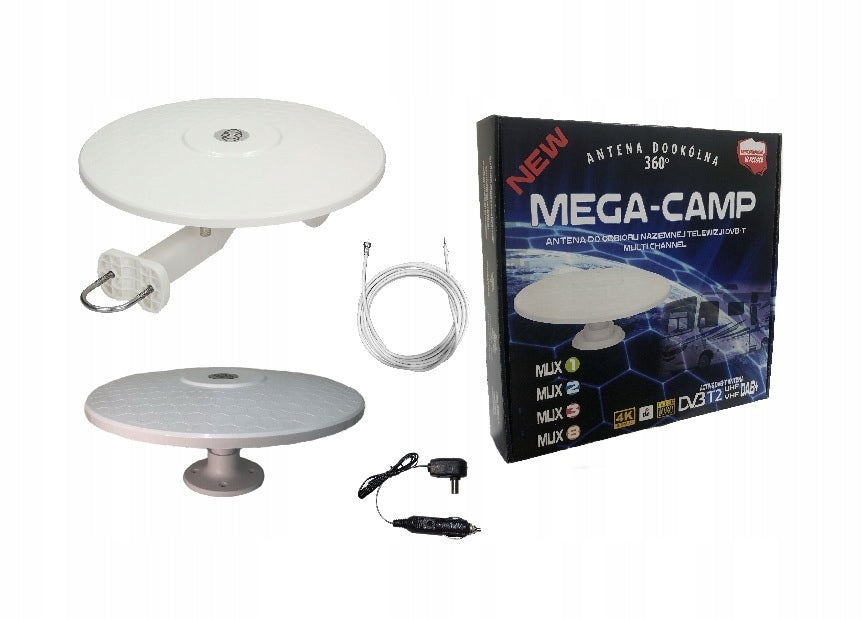 Antenna MEGA-CAMP DVB-T2 12V tir yacht house motorhome