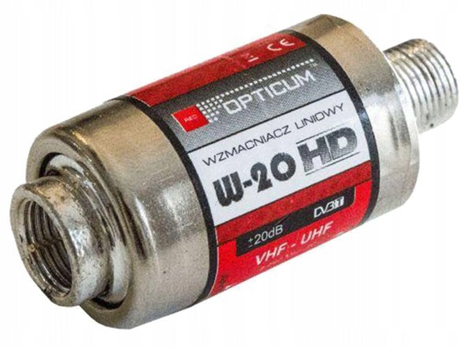 Antenna amplifier W-20 20dB DVB-T 5-862 MHz