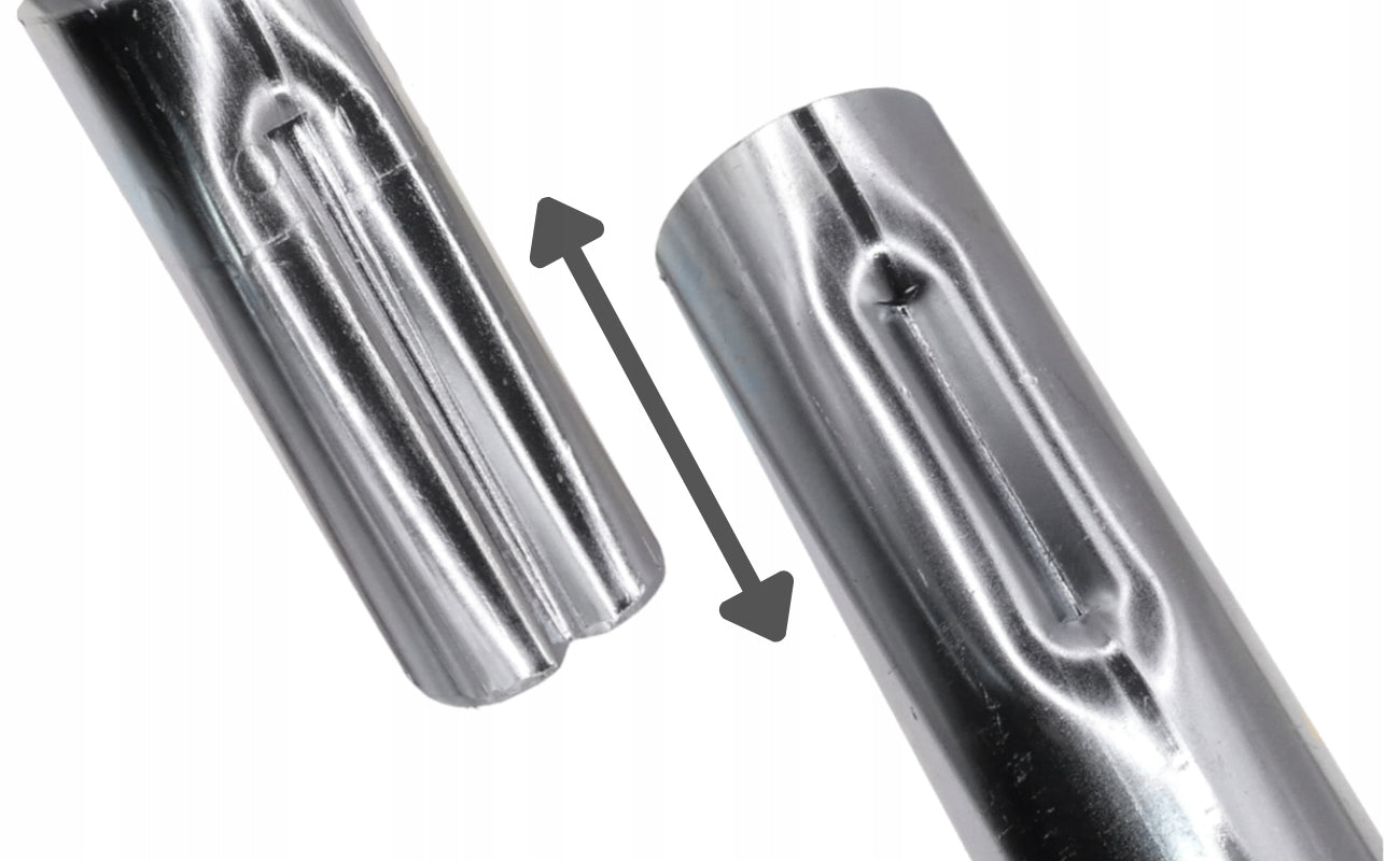 Antenna mast 3m folding 2 x 1,5m galvanized steel 300cm cap Luxon Brand Luxon
