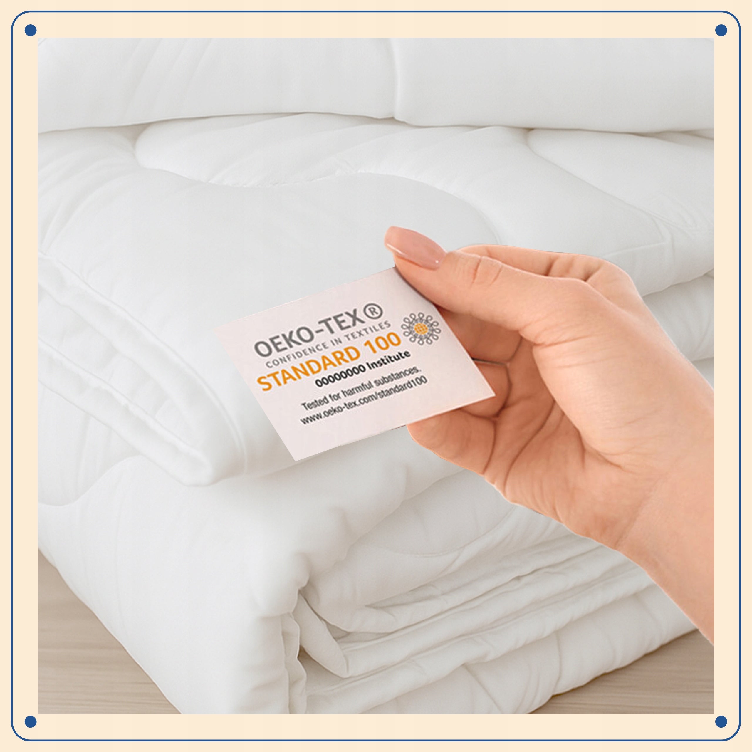 Anti-Allergic Quilt Year-round 160x200 + 2 Pillows 70x80 Premium Set Manufacturer code komplet kołdra 160x200 i pikowane poszuki