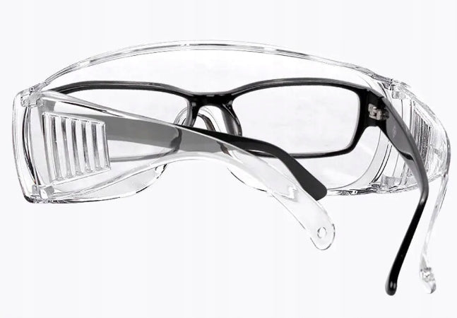 Anti-Chipping Glasses WORK GOGGLES PROTECTIVE Panoramic Colorless Brand KING BHP