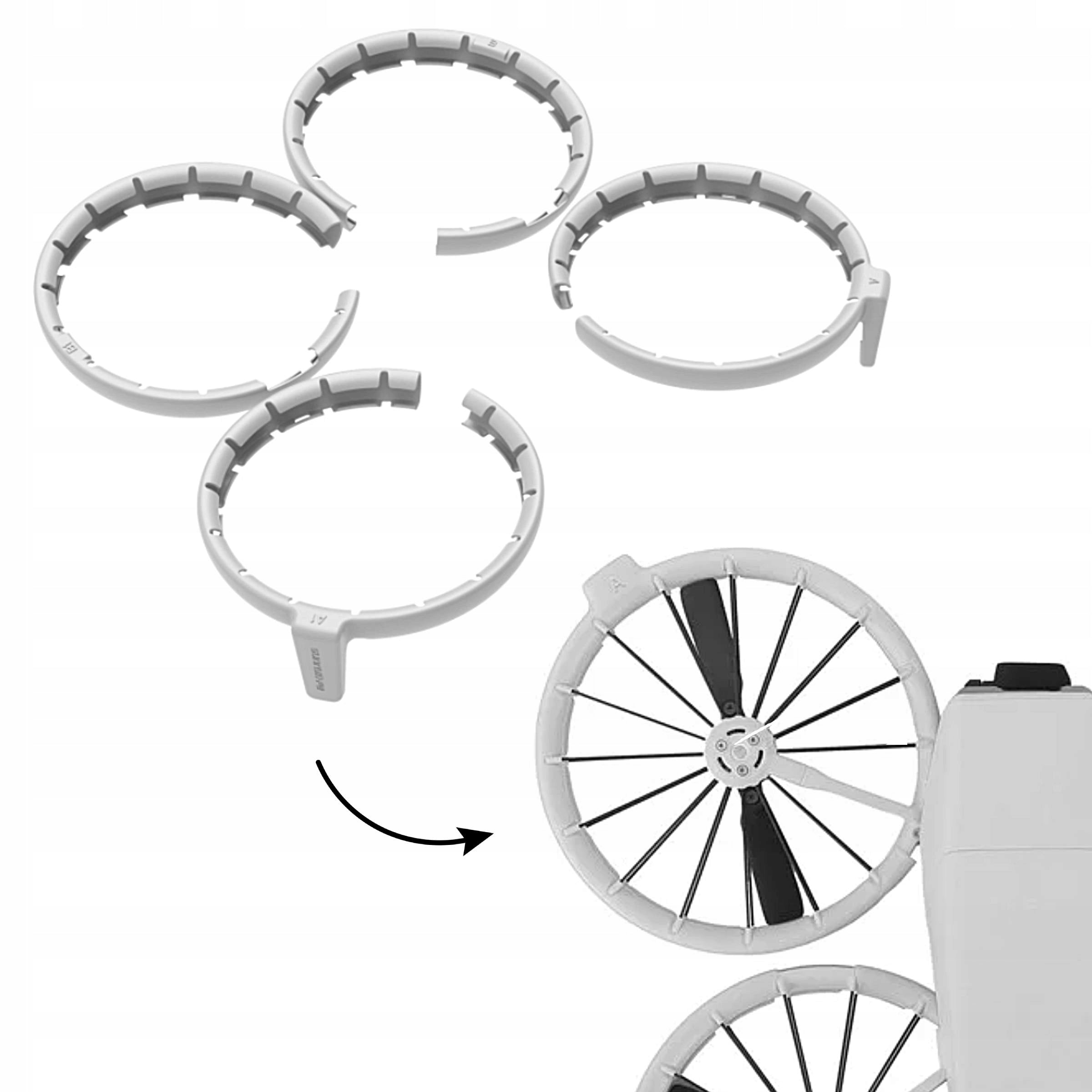 Anti-Collision Propeller Protection Protective Cover for DJI FLIP Drone