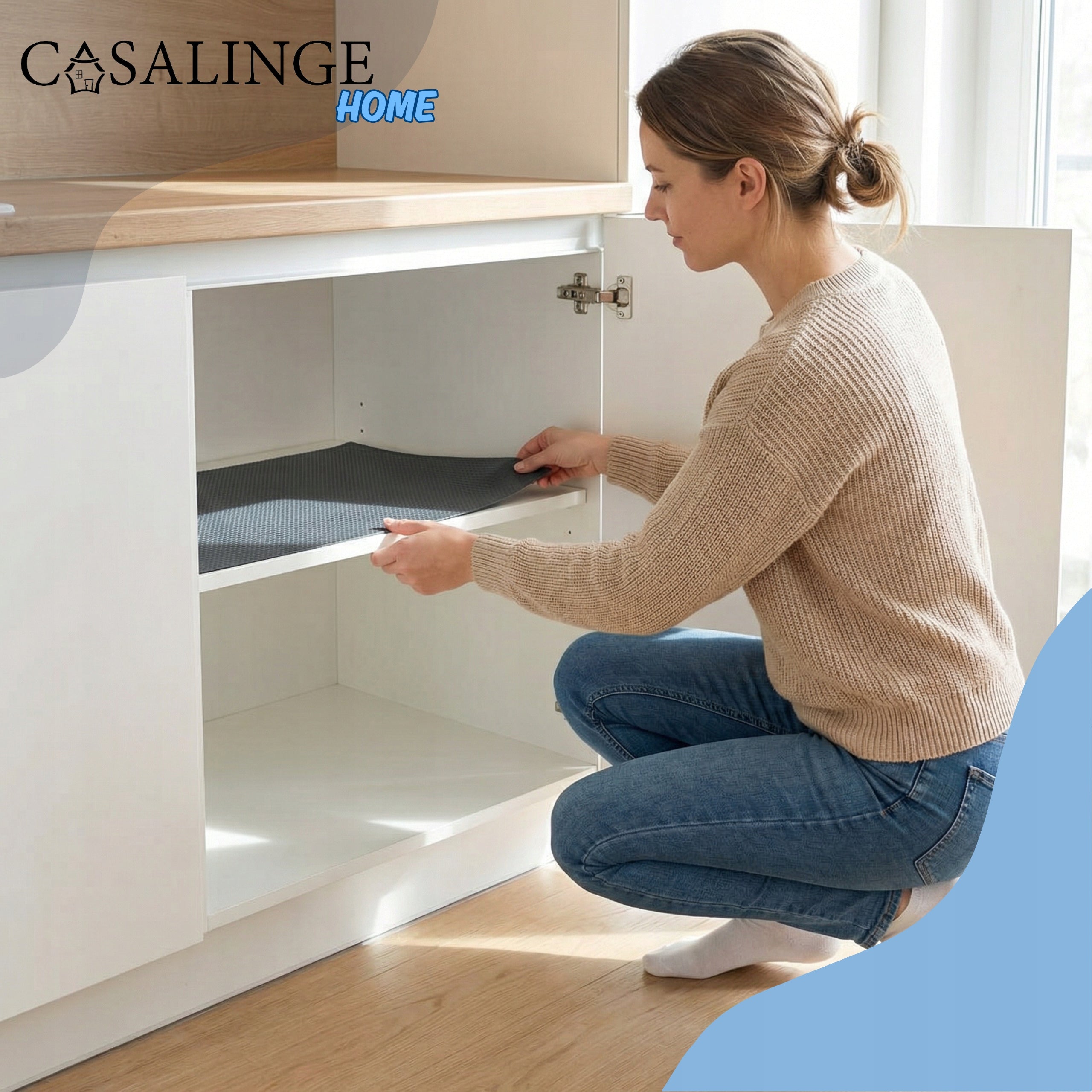 Anti-Slip Mat For Drawers Protective Cabinets 300x50 Cabinet Pad Large Manufacturer code maty antyposlizgowe do kuchni ochronna szara