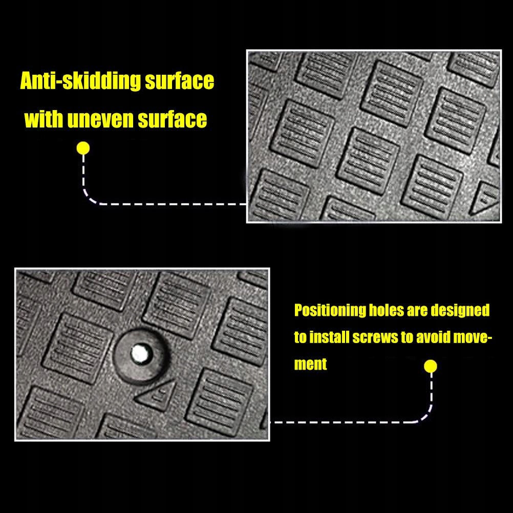 Anti Slip Threshold Ramp Plastic Portable for Car Bike Motorcycle