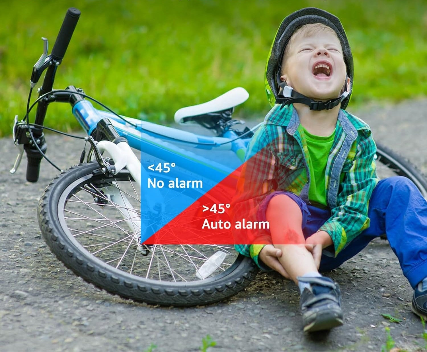 Anti-Theft Bicycle Alarm for Remote Control with Remote Control for Electric Bike Source of electricity replaceable battery