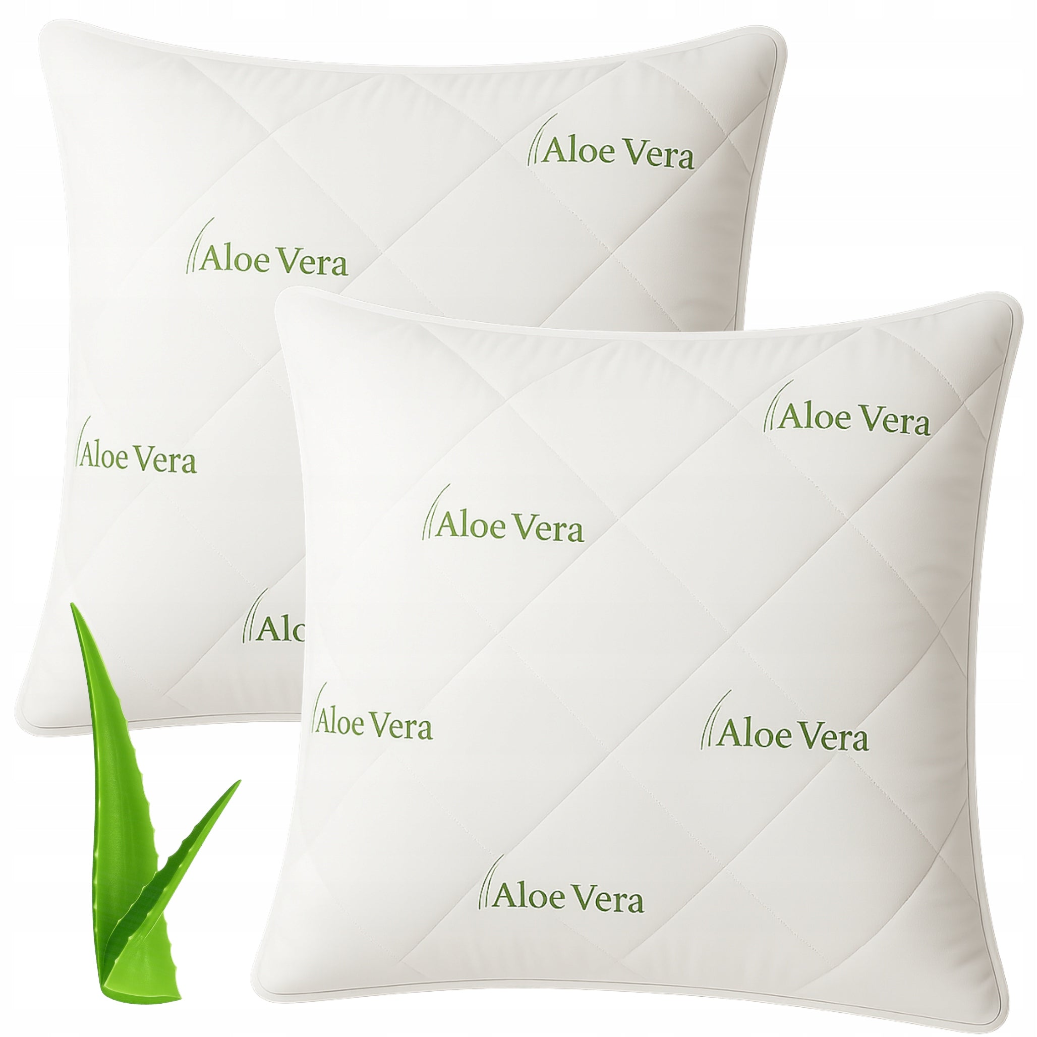 Anti-allergic Aloe Pillow 2pack 70X80 |SLEEP BETTER| Polish Quality