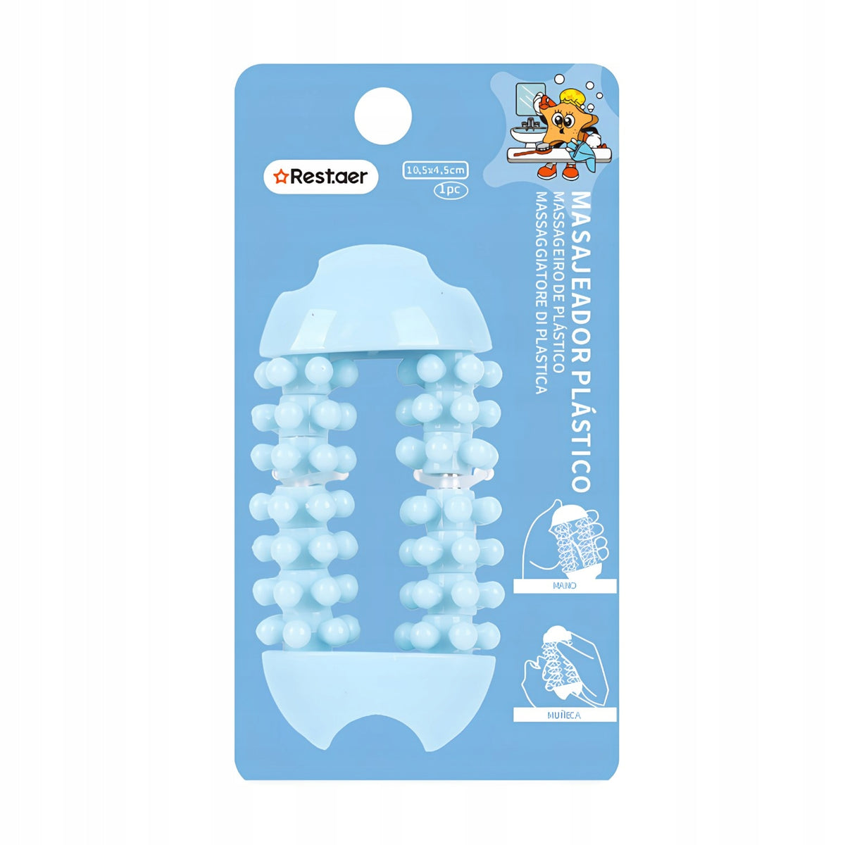 Anti-cellulite firming, modeling hand massager – 10,5×4,5 cm Manufacturer code 8943538