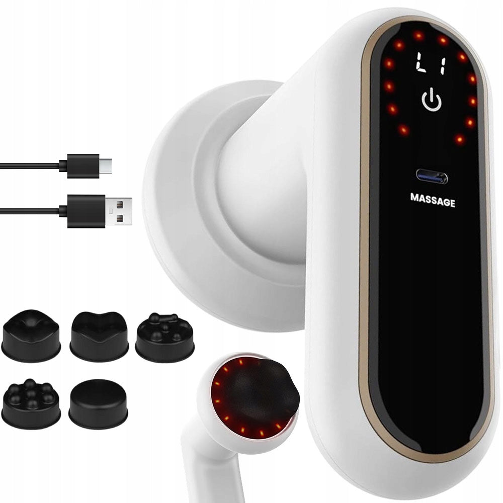 Anti-cellulite vibration massager with wireless heating function 1500mAh