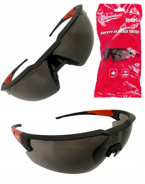 Anti-chipping tinted safety glasses MILWAUKEE 4932478764