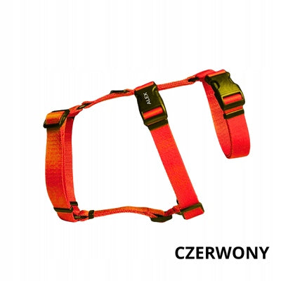 Anti-escape harness for fearful dog S/M with ADDRESS CARD on buckle -DRAPULA Trade name Szelki antyucieczkowe