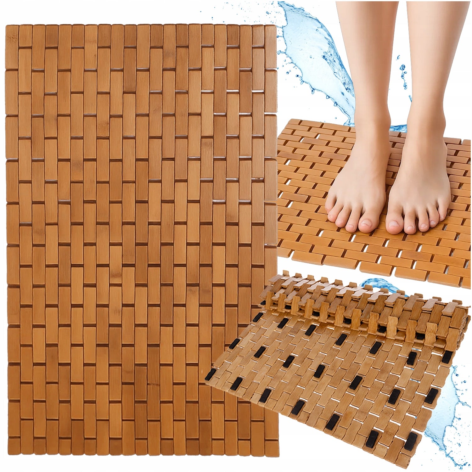 Anti-slip bamboo mat Ruhhy 26048