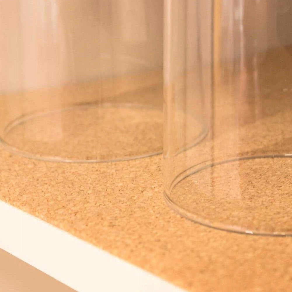 Anti-slip cork self-adhesive mat for cabinet drawer 120x30,5 cm Length 120 cm
