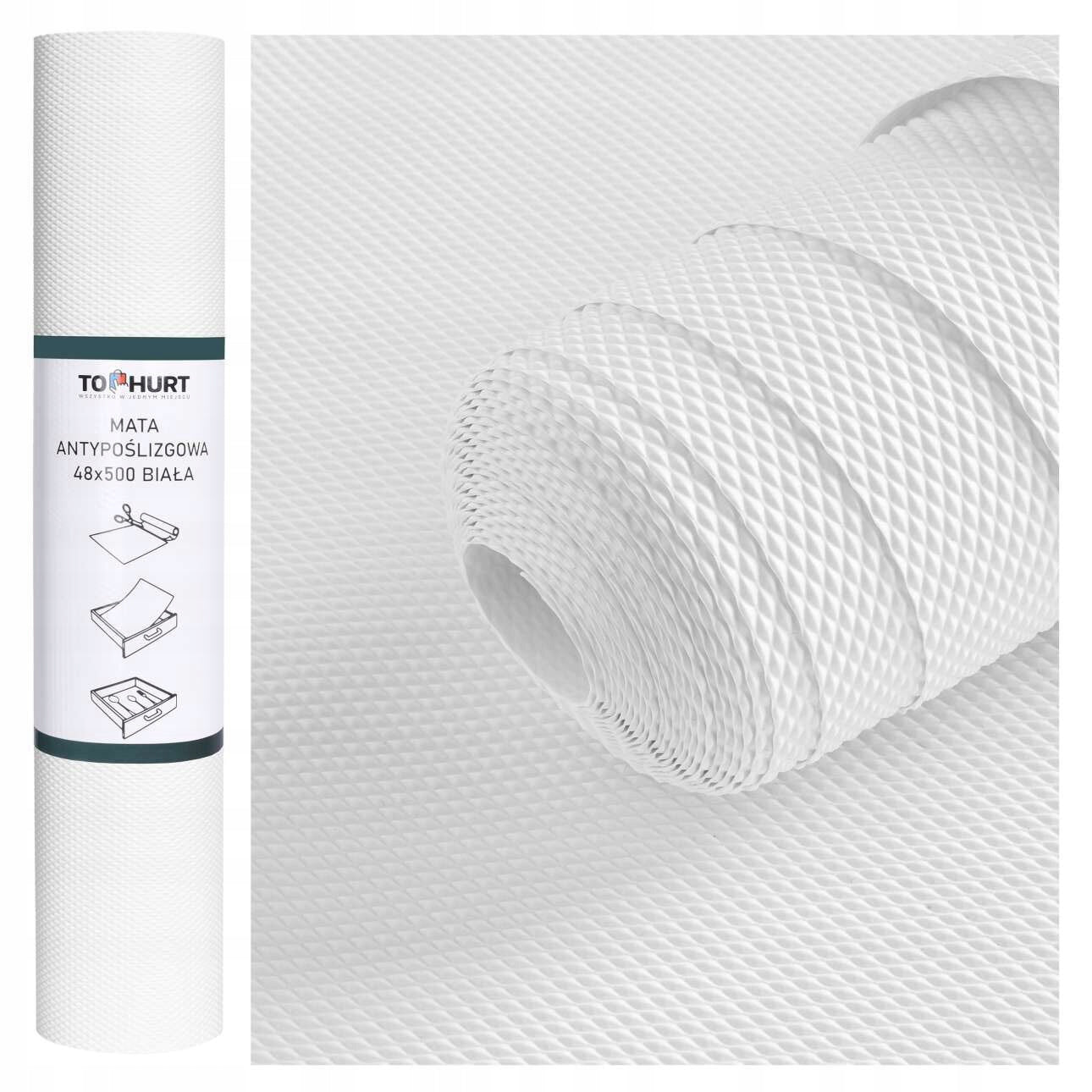 Anti-slip mat GOCKOWIAK Balve 48 x 500 cm White Brand Gockowiak