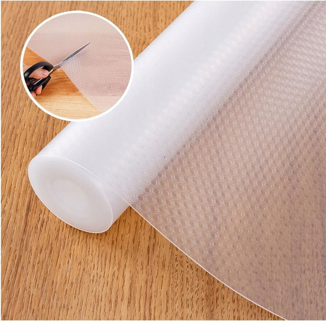 Anti-slip mat for cabinet drawers LARGE roll 50x500cm transparent Manufacturer code Mata antypoślizgowa ochronna podkładka 50x500