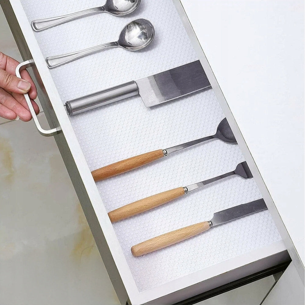 Anti-slip mat for drawers thick protective 600x50 cm pad white Brand MORE&DECO