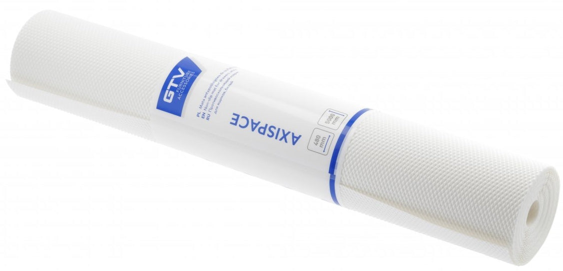 Anti-slip mat, white, 5 m, for cabinets and drawers Kind mat