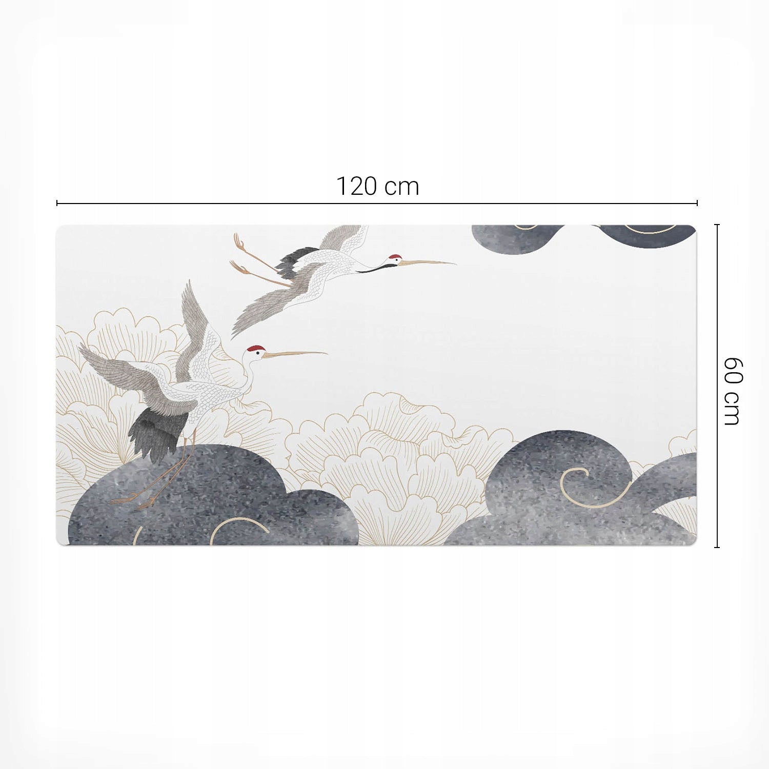 Anti-slip mouse pad Birds in the clouds 120x60 cm Manufacturer code 010250300030100282774