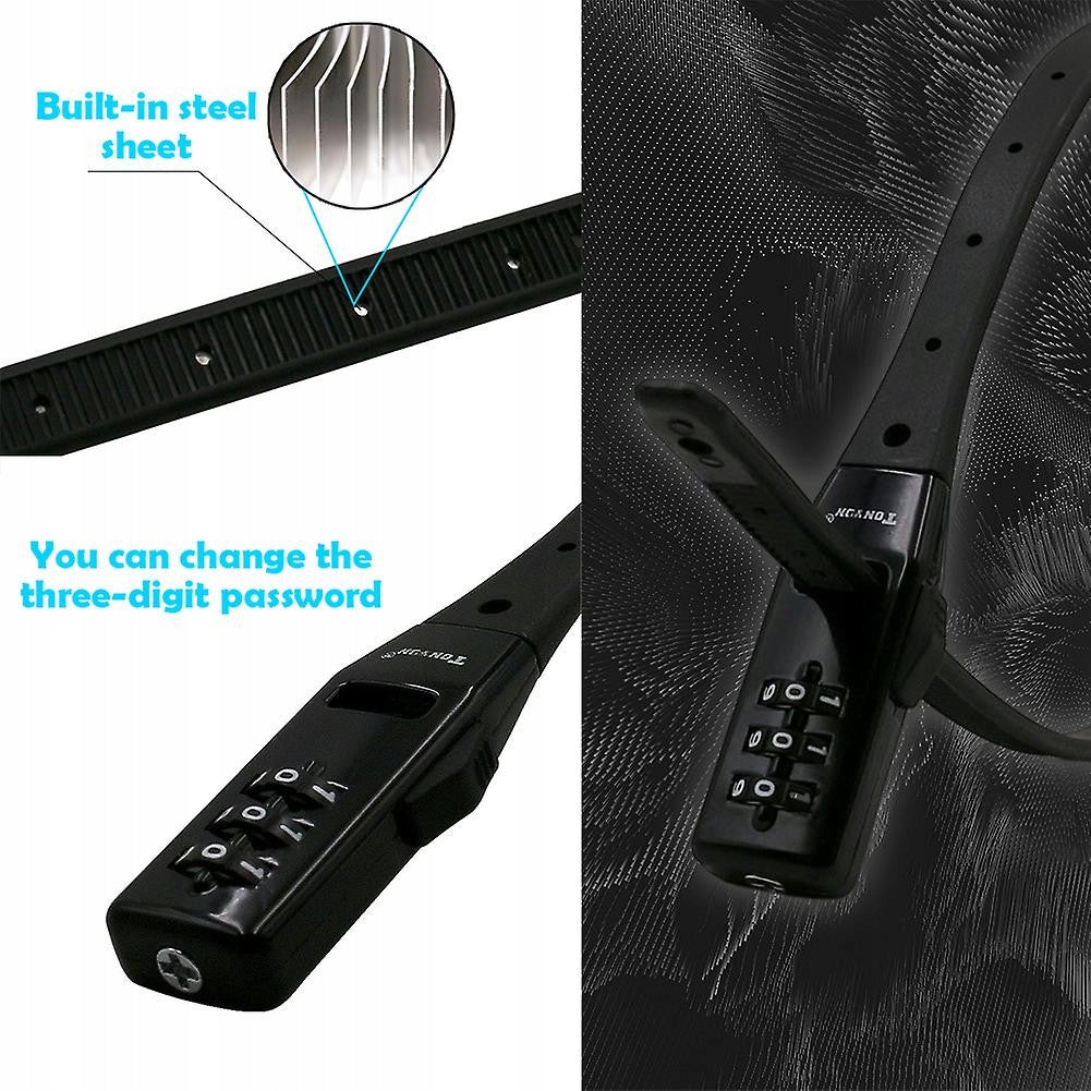 Anti-theft lock for helmet, bicycle, scooter, lock, code ROXAR Brand Roxar