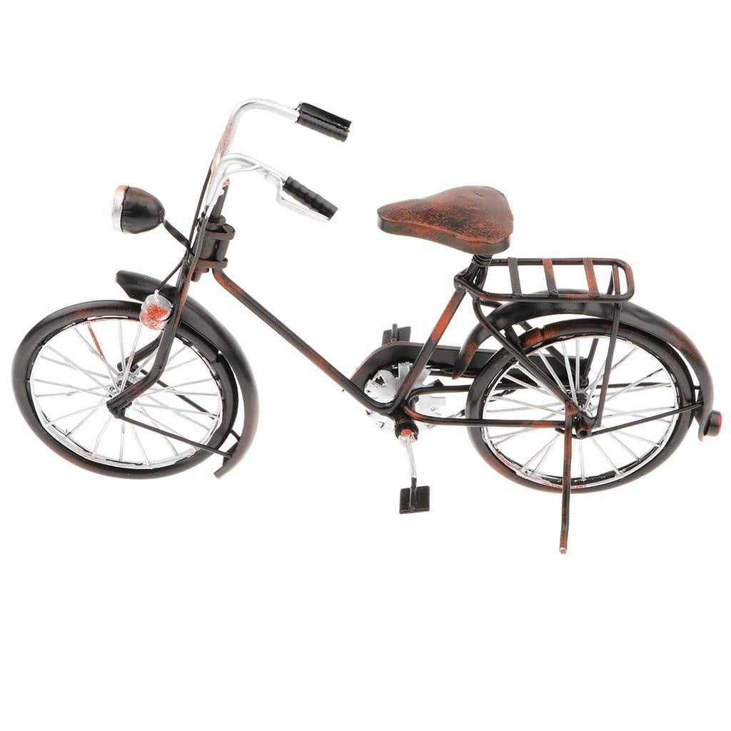 Antique Metalwork Rust Bike Bicycle Model Toy Collectible Art culpture for