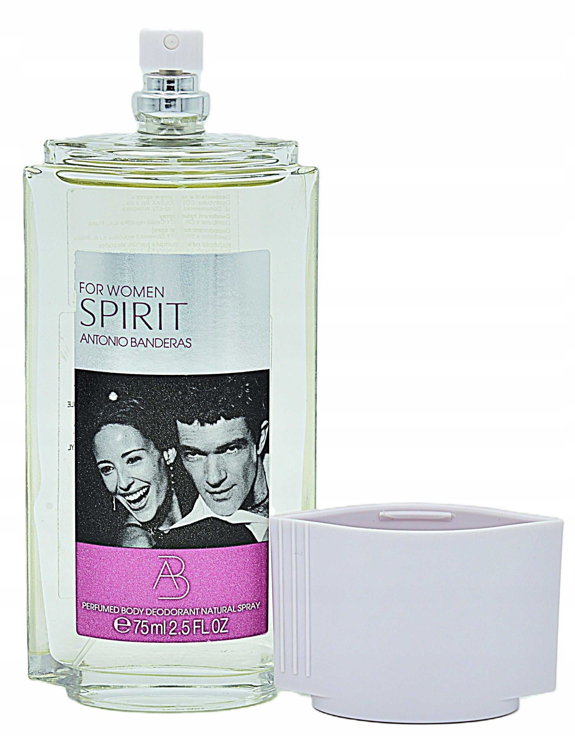 Antonio Banderas Spirit For Women 75ml pdns Perfumed Deodorant Unique Packaging status original