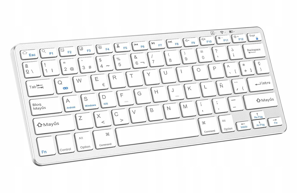 Aoub Wireless Bluetooth Keyboard Windows iOS Android QWERTZ