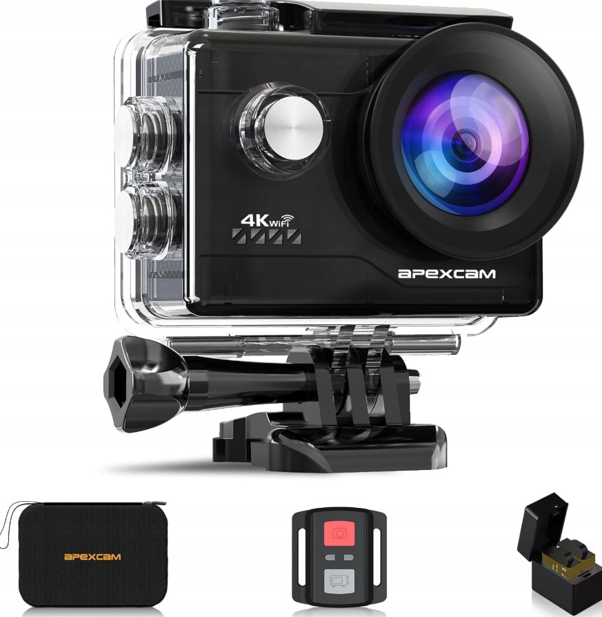 Apexcam M80Air sports camera accessories+pilot