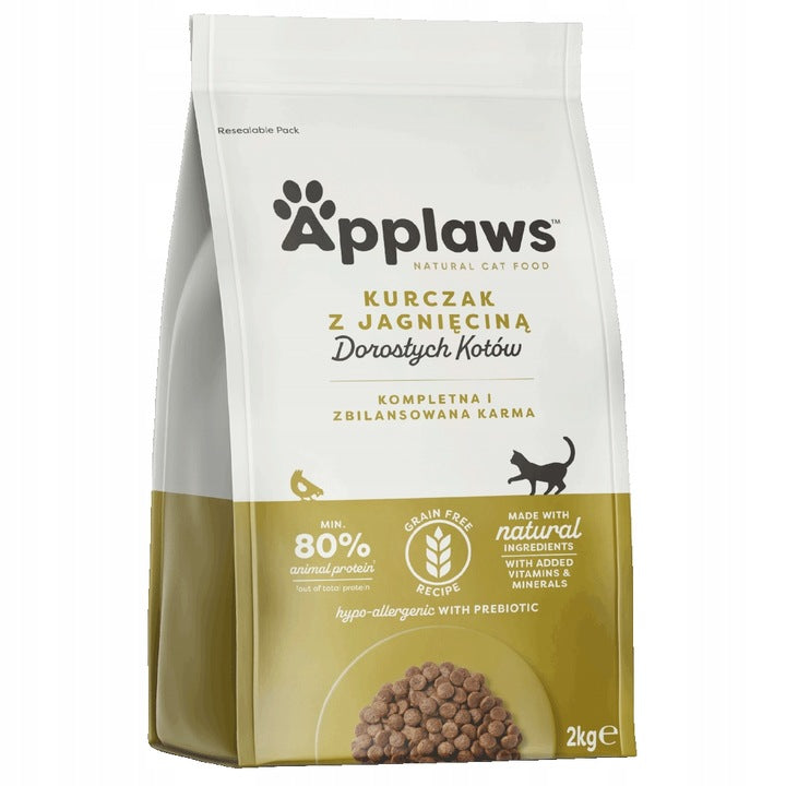 Applaws Cat Grain-Free Dry Cat Food with Chicken and Lamb 2kg